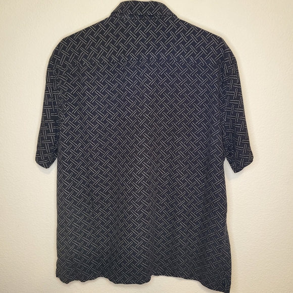 Nat Nast Silk Blend Button-Down Casual/Dress Shirt size Large - Picture 2 of 8